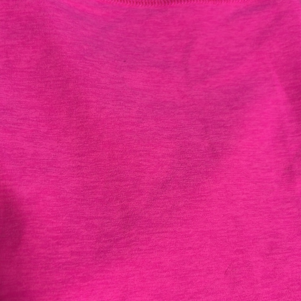 Beyond Yoga Cropped Leggings high Rise bright Pink Space Dye Large B14 - Picture 2 of 4